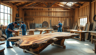 Urla Atelier: Doğadan İlham Alan Ahşap ve Epoksi Tasarımlar