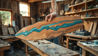 Doğadan Esinlenen Ahşap ve Epoksi Tasarımların Hikayesi