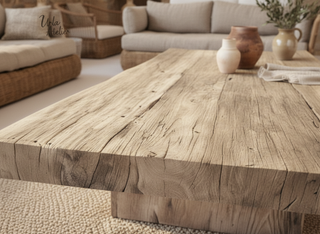 Rustik Ahşap Konsol Masası