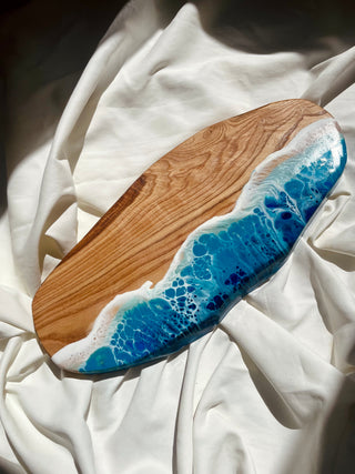 🌊 cool – El Yapımı Epoksi Sunum Tahtası