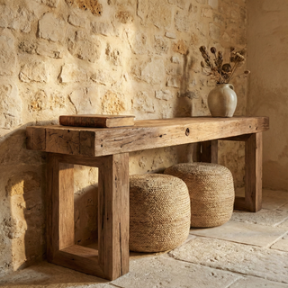Urla Rustik Ceviz Konsol