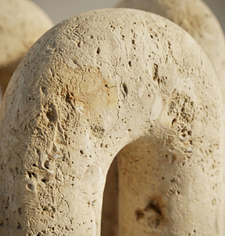 VITRA | Traverten Orta Sehpa