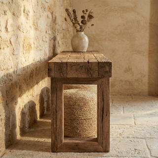 Urla Rustik Ceviz Konsol