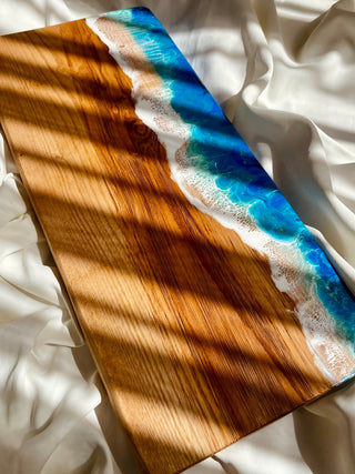 Uzun Ahşap Sunum Tahtası