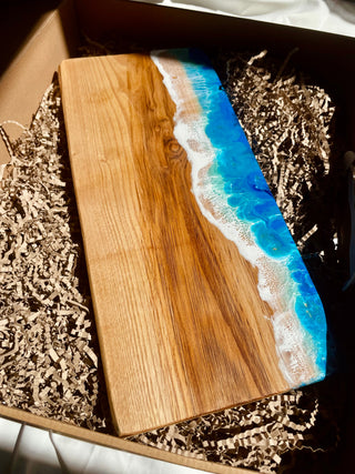 Uzun Ahşap Sunum Tahtası