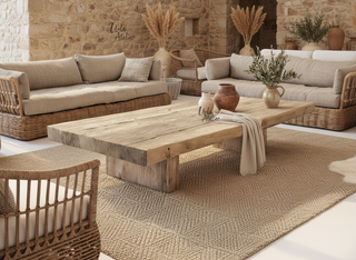 Rustik Ahşap Konsol Masası