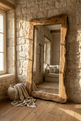 YANSIMA – Doğal Ahşap Boy Aynası