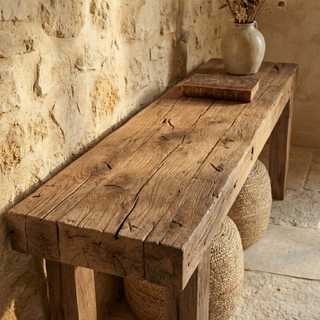 Urla Rustik Ceviz Konsol