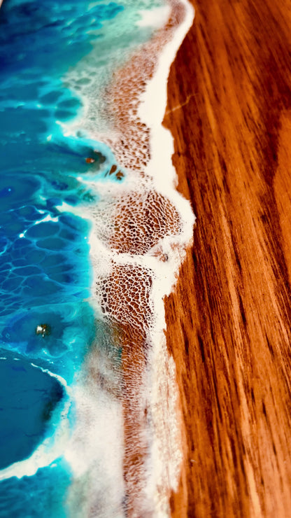 🌊 cool – El Yapımı Epoksi Sunum Tahtası